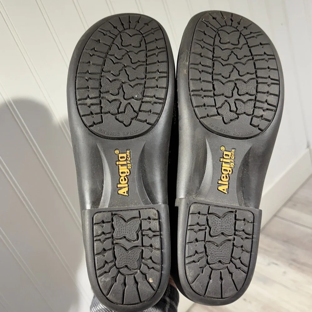 Alegria Taylor‎ Pro Olive Gloss Snake Penny Loafers Women's EU 42